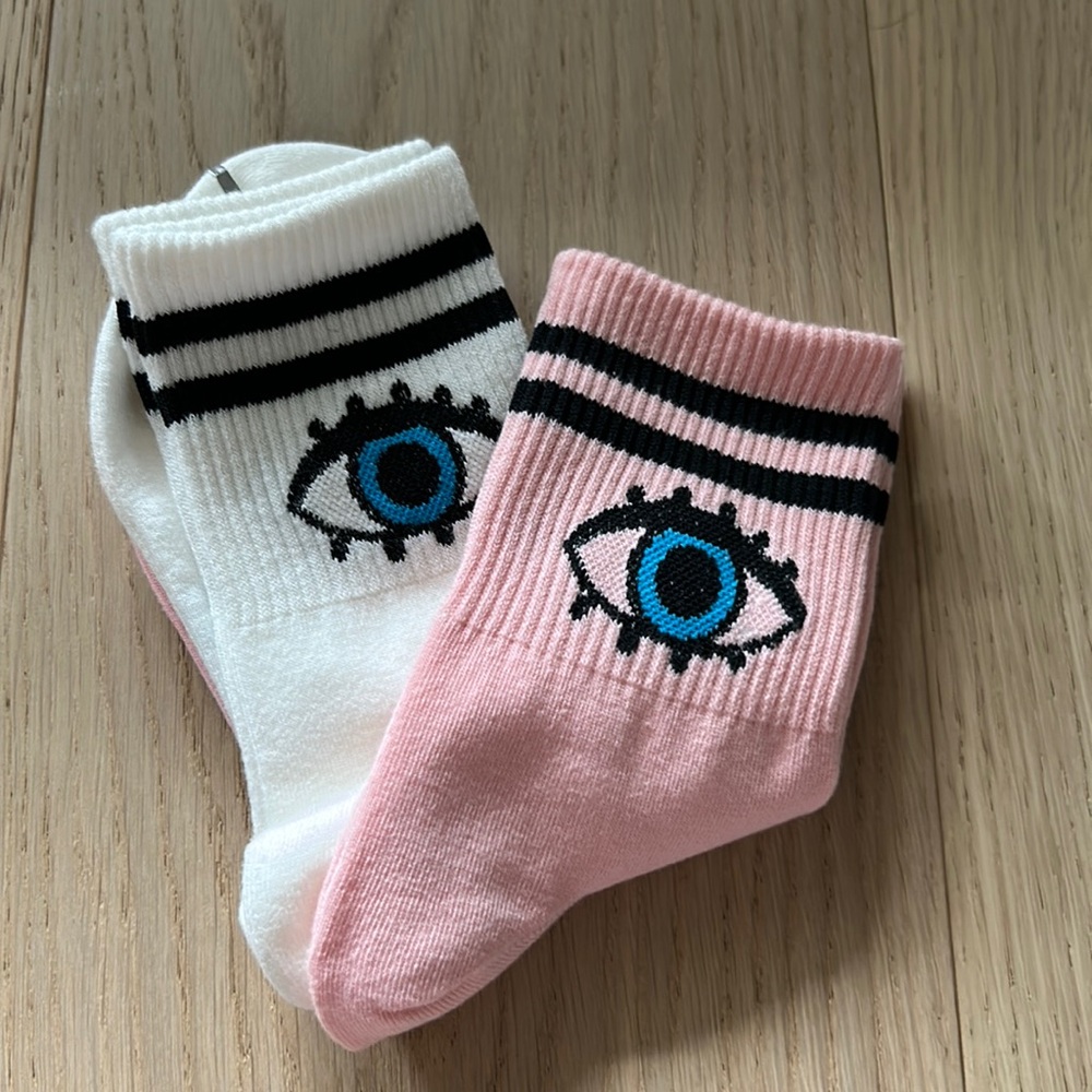 Bran New Eye Love You socks